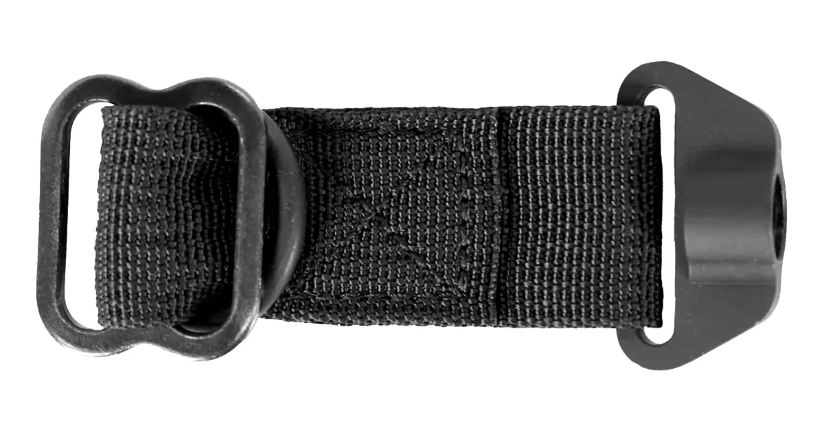 Palmetto State Armory PSA Custom Sling Tail Buttstock Push Button Base Adapter - Stock & Brace for AR-15, vista 1
