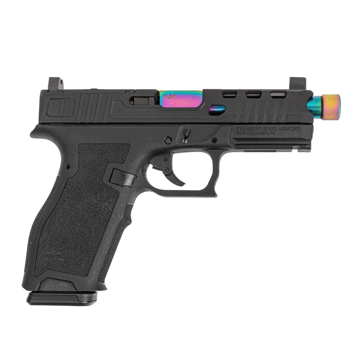 Palmetto State Armory PSA Dagger Full Size - S 9mm Pistol With SWRV2 RMR Slide & Chameleon Threaded Barrel, Black - Barrel for AR-15, vista 1