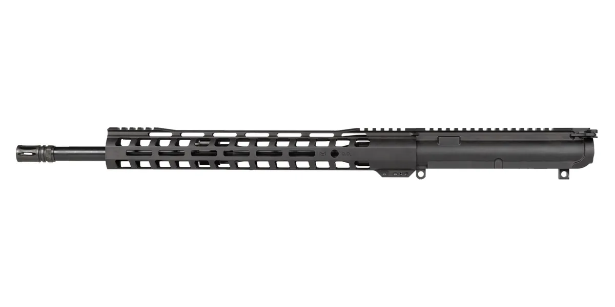 Palmetto State Armory PSA Gen3 PA10 18" Mid-Length .308 1/10 Nitride 15" M-lok Upper - With BCG & CH - Upper Receiver for AR-15, vista 1