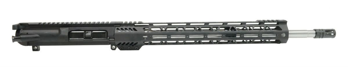 PSA GEN3 PA10 18" Mid-Length .308 WIN 1:10 Stainless Steel 15" Lightweight M-LOK Upper - With BCG & CH - Upper Receiver for AR-15, vista 1