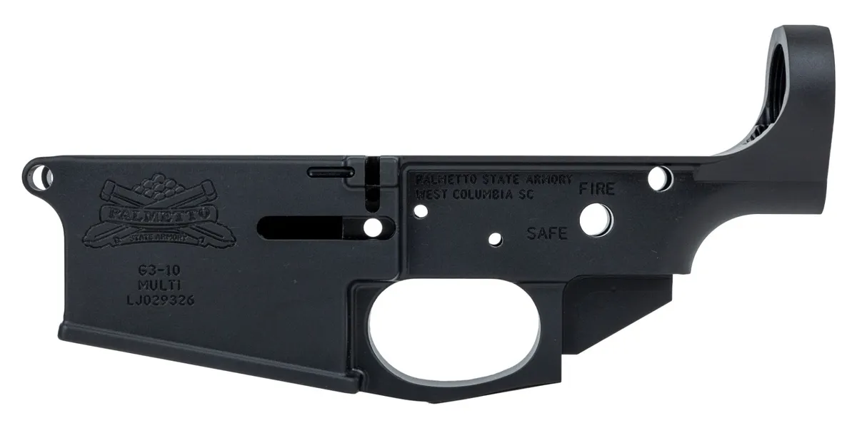 Palmetto State Armory PSA Gen3 PA10 Stripped Lower Receiver - Lower Receiver for AR-15, vista 1