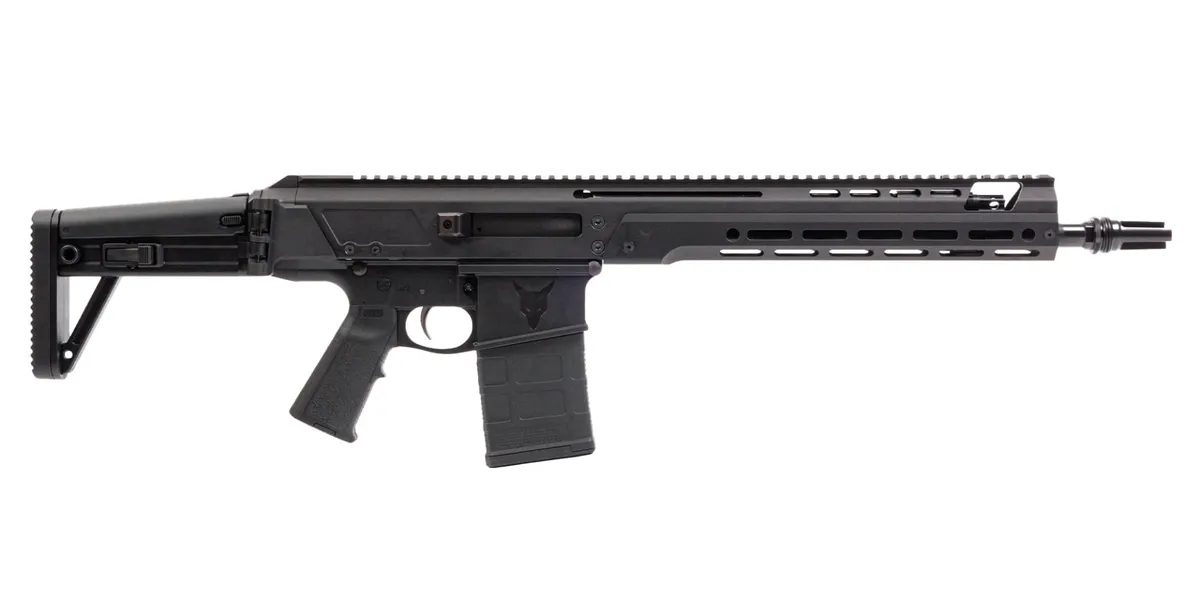 Palmetto State Armory PSA JAKL 14.5" Rifle Length .308 1:10 Nitride ASR Flash Hider MOE EPT B&T Stock Rifle - Muzzle Device for AR-15 - view 1