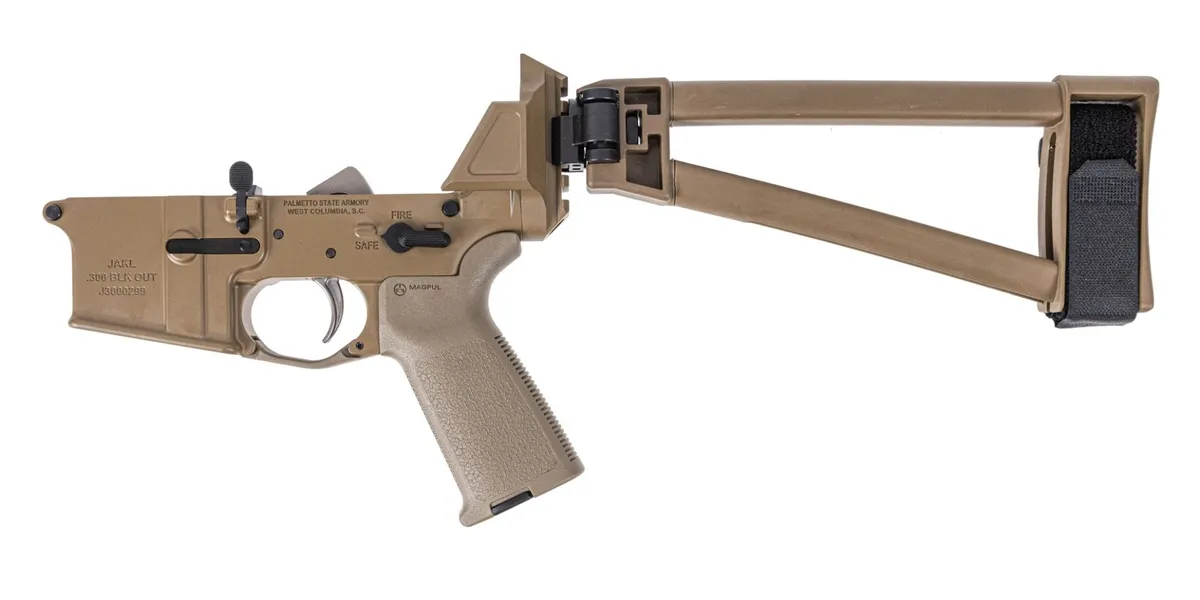 Palmetto State Armory PSA JAKL 300 Blackout Complete Lower MOE EPT, Flat Dark Earth - Lower Receiver for AR-15 - view 2