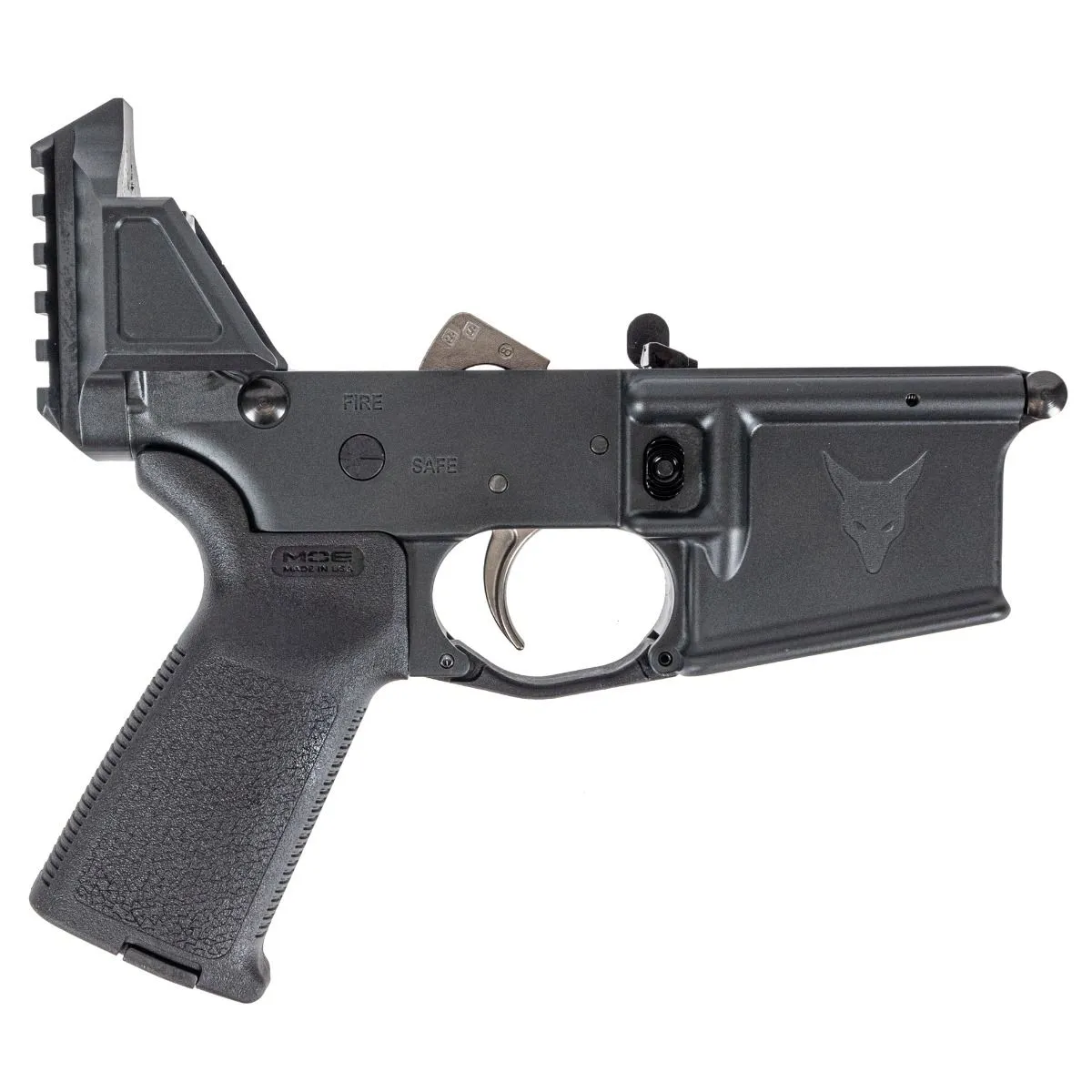 Palmetto State Armory PSA JAKL 5.56 NATO Complete Lower MOE EPT w/o Brace, Smoke - Lower Receiver for AR-15 - view 1