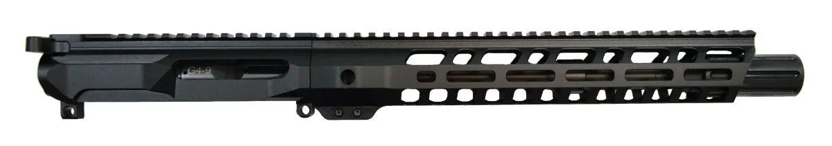 Palmetto State Armory PSA PA-9 Gen4 10.5" 9mm 1/10 Nitride 12" Slanted M-Lok Railed Upper With BCG & CH - 5165449744 - Upper Receiver for AR-15, vista 1