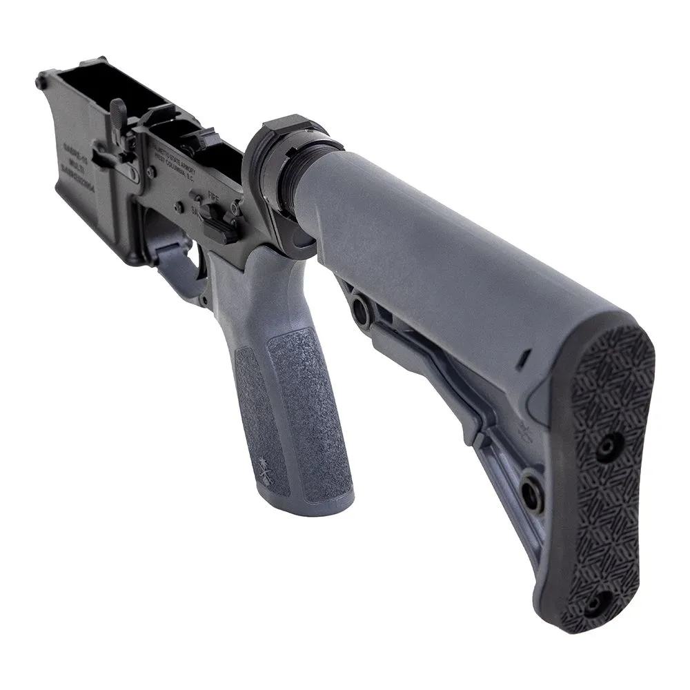 Palmetto State Armory PSA Sabre-15 Forged Lower with Sabre Stock and Grip, Gray - Lower Receiver for AR-15 - view 5
