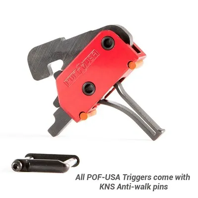 POF-USA Ar-15 Straight Drop-In Trigger - Ar-15 Straight Drop-In Trigger Single Stage 3.5# - Trigger for AR-15, vista 1
