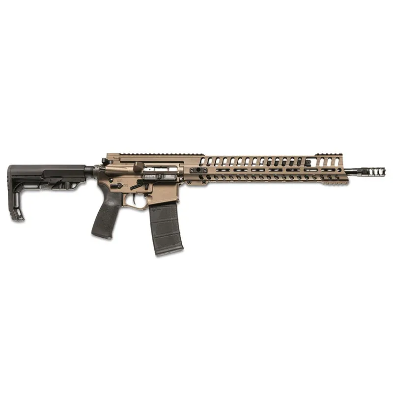 POF-USA PATRIOT ORDNANCE FACTORY P415 Edge 5.56 NATO 16.5in 30rd Burnt Bronze Rifle (01145) - Complete Rifle, vista 1