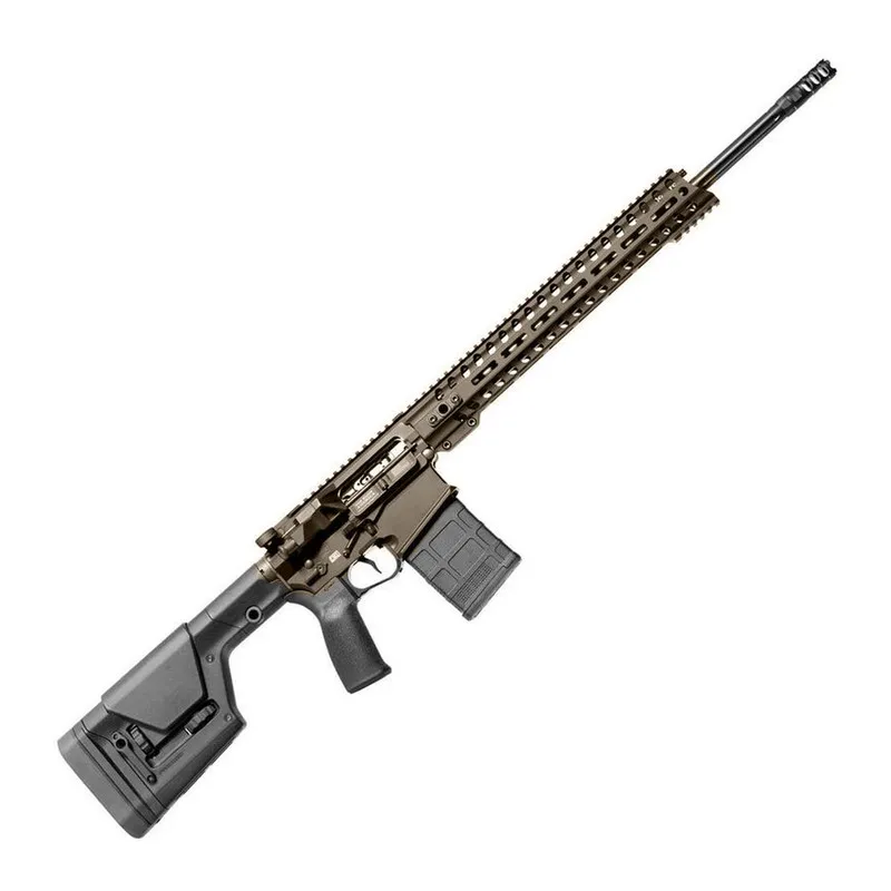 POF-USA PATRIOT ORDNANCE FACTORY Revolution Gen4 6.5 Creedmoor 20in 20rd Burnt Bronze Semi-Automatic Rifle (01565) - Complete Rifle, vista 1