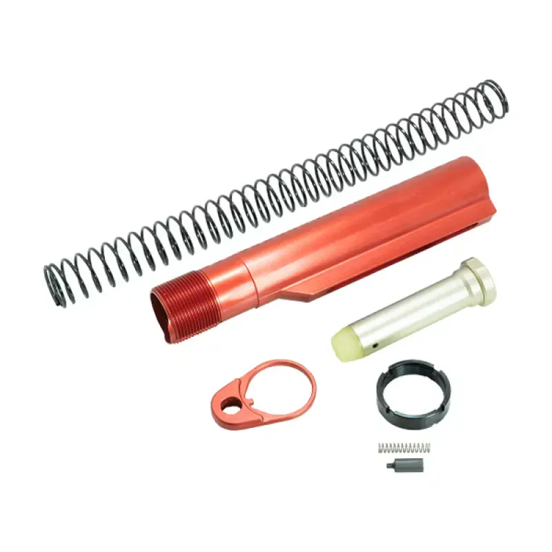 Timber Creek Personalize Your AR - Timber Creek Outdoors Buffer Tube Kit in Striking Red - ARBTKR - Buffer Tube Assembly for AR-15 - view 1