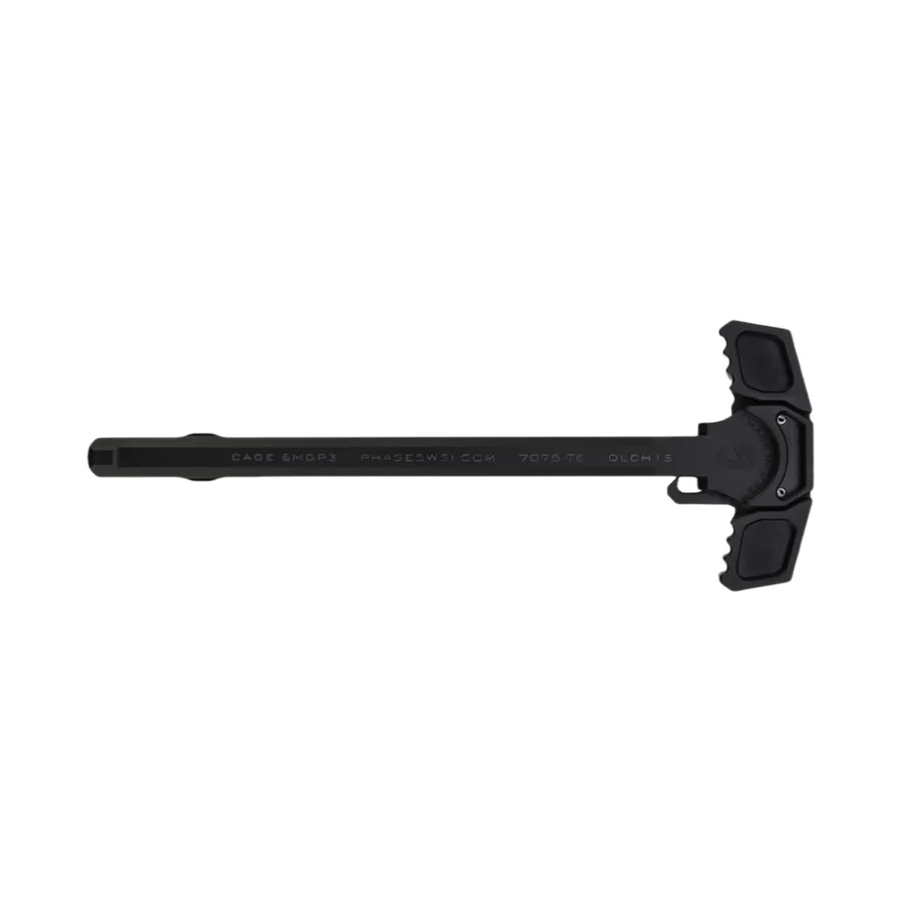 Phase 5 Weapon Systems Phase 5 Dual Latch Charging Handle, Black - Efficient and Durable Dual Latch Design - DLCH15-BLK - Charging Handle for AR-15 - view 1