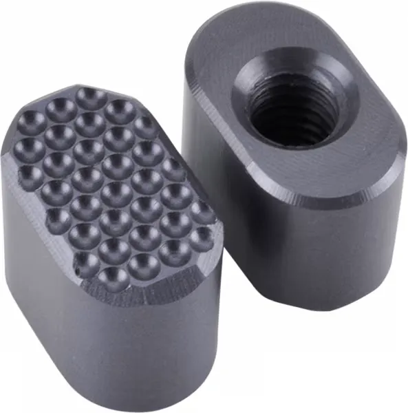 Phase 5 Weapon Systems Phase 5 PMR Dimpled Magazine Release, Gray - PMR-GREY DIMPLED - Magazine Release for AR-15, vista 2