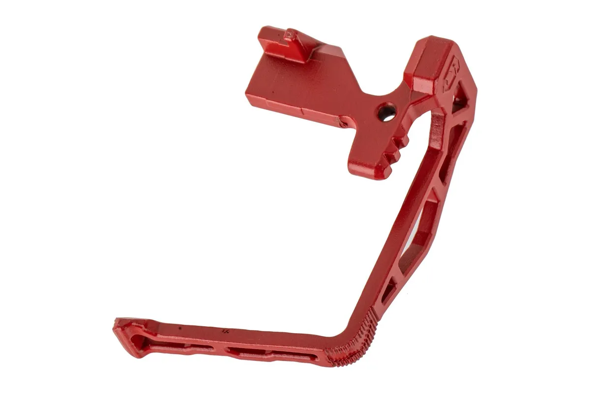 Phase 5 Weapon Systems Phase 5 Tactical Extended Ambidextrous Bolt Release V3 - Red Cerakote - Bolt Catch for AR-15 - view 3