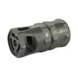 Phase 5 Weapon Systems littleboy Hex Brake For 223 Rem & 556NATO, Parkerized Finish - LITTLEBOY - Muzzle Device for AR-15, vista 1