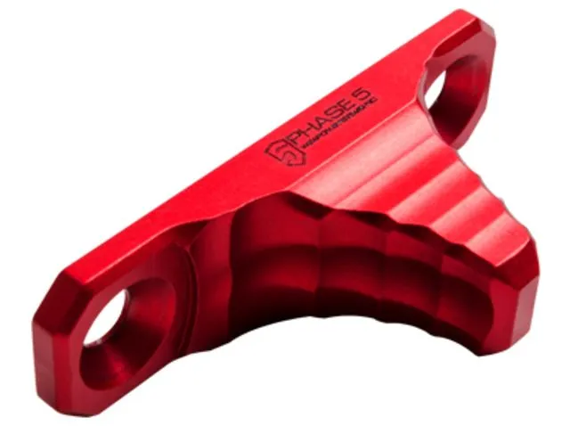 Phase 5 Weapon Systems PHASE5 MINI HAND STOP MLOK RED - Foregrip for AR-15, vista 1