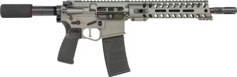 POF-USA POF Minuteman 01802 10.5" AR Pistol Tungsten Cerakote Finish - Complete Rifle, vista 1
