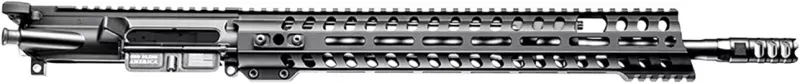 POF-USA Patriot Ordnance Factory Renegade + Complete Upper 5.56x45mm NATO 10.50" Black Nitride Barrel Aluminum Black Anodized Receiver 9" M-LOK Handguard Adjustable Block - Upper Receiver for AR-15, vista 1