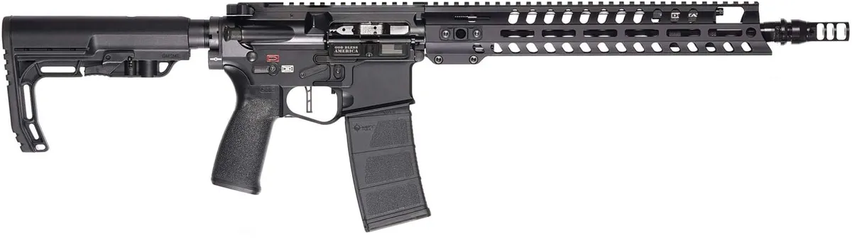 POF-USA Renegade+ 5.56x45mm 13.75" AR Rifle, Black - 02039 - Complete Rifle, vista 1