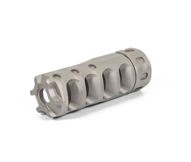 Precision Armament Hypertap® 7.62 Muzzle Brake - 5/8x24 - Black - Muzzle Device for AR-15 - view 2