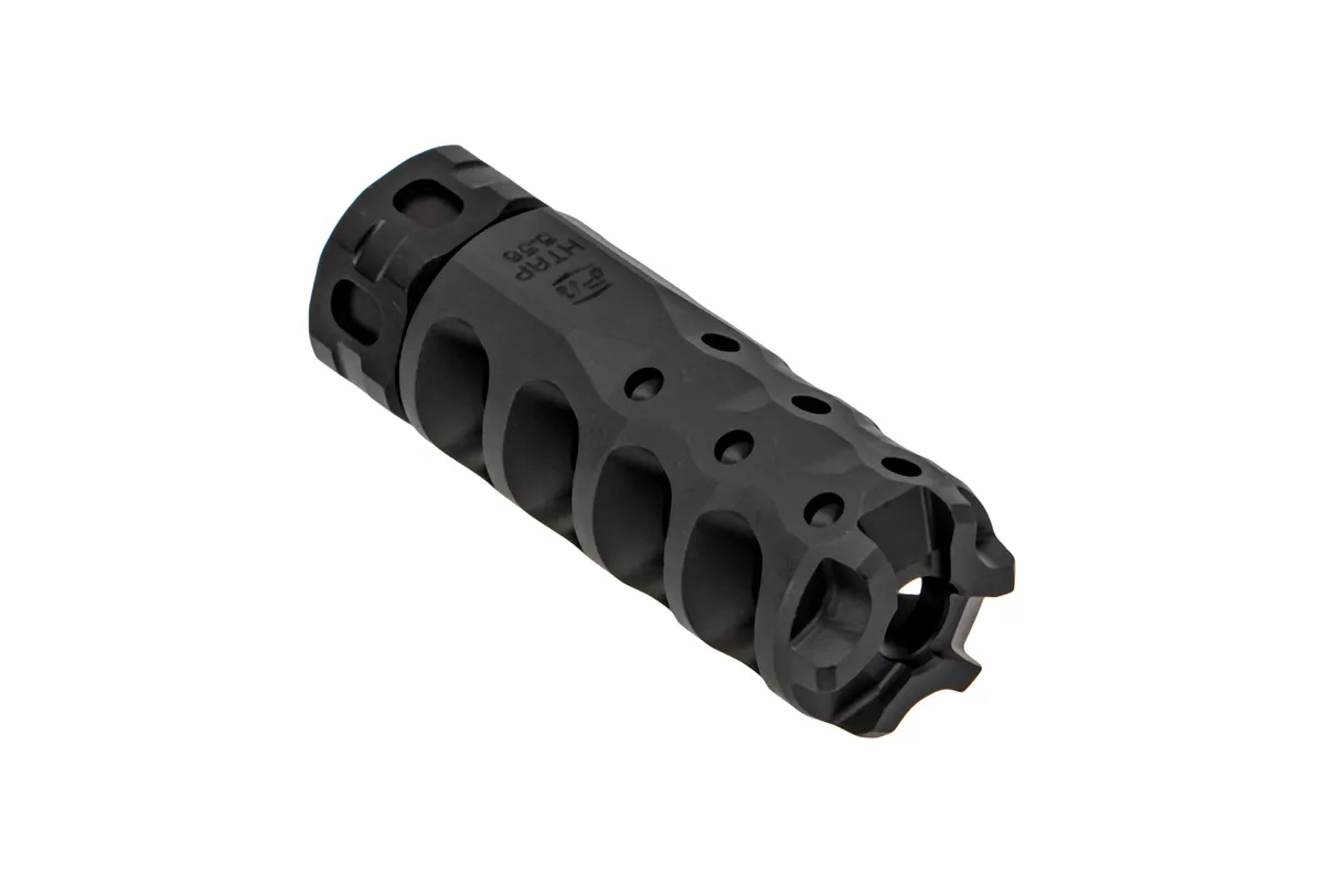 Precision Armament HYPERTAP Slim 5.56 Muzzle Brake – 1/2×28 - Muzzle Device for AR-15, vista 2