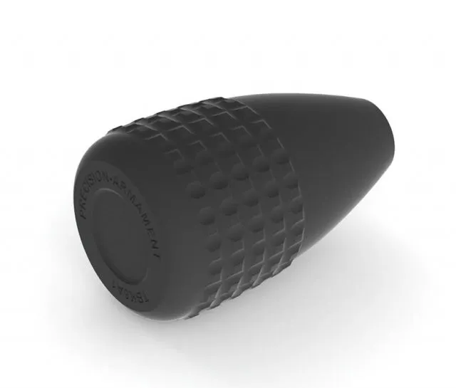 Precision Armament TBK-6 Oversize Tactical Bolt Knob Aluminum 5/16-24 Thread Matte Black - Muzzle Device for AR-15 - view 1