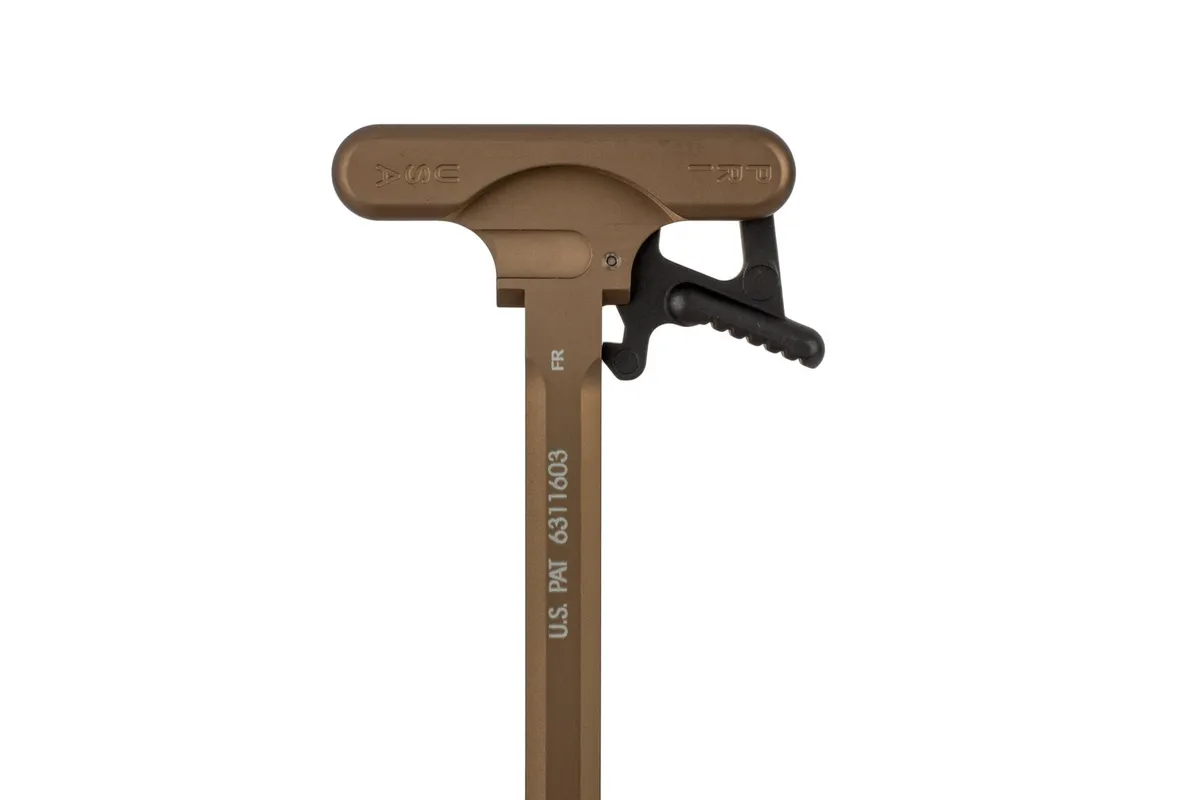Precision Reflex PRI .308 Gas Buster Charging Handle with Military Big Latch - FDE - Charging Handle for AR-15 - view 4