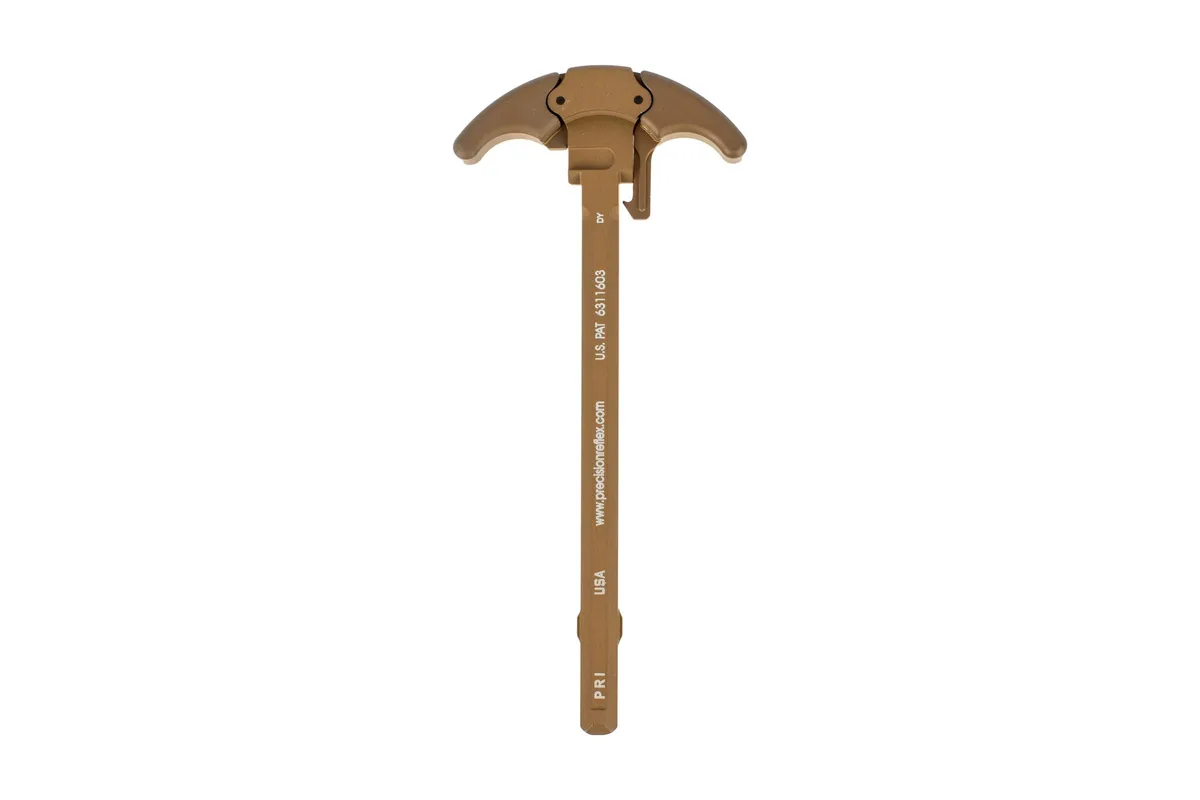 Precision Reflex Pri Ambidextrous Gas Buster Charging Handle - Oversize Latch - Fde - Charging Handle for AR-15 - view 2