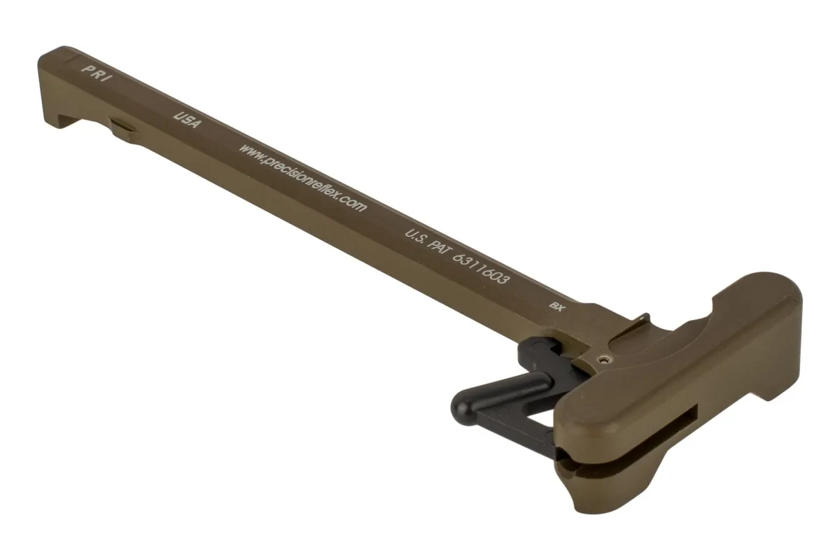 Precision Reflex Pri M84 Gas Buster Charging Handle With Military Big Latch - Fde - Charging Handle for AR-15 - view 4
