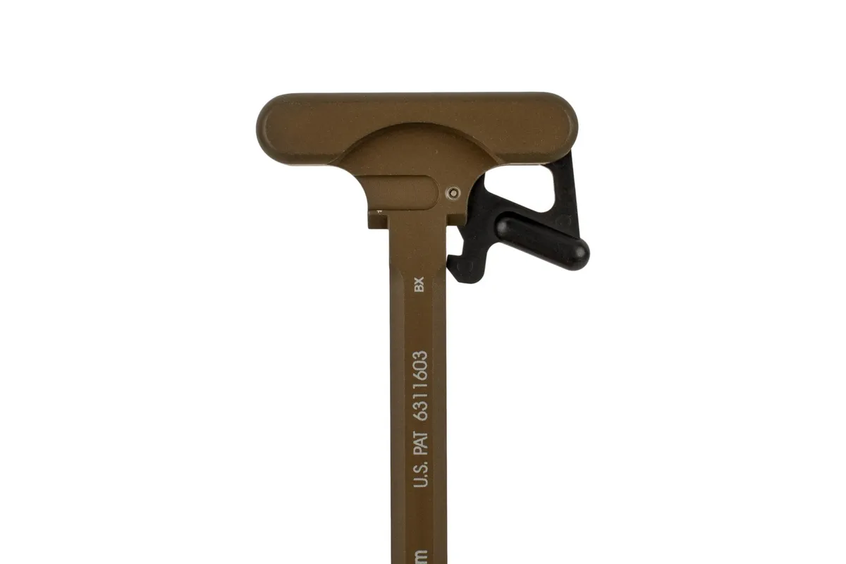 Precision Reflex Pri M84 Gas Buster Charging Handle With Military Big Latch - Fde - Charging Handle for AR-15 - view 5