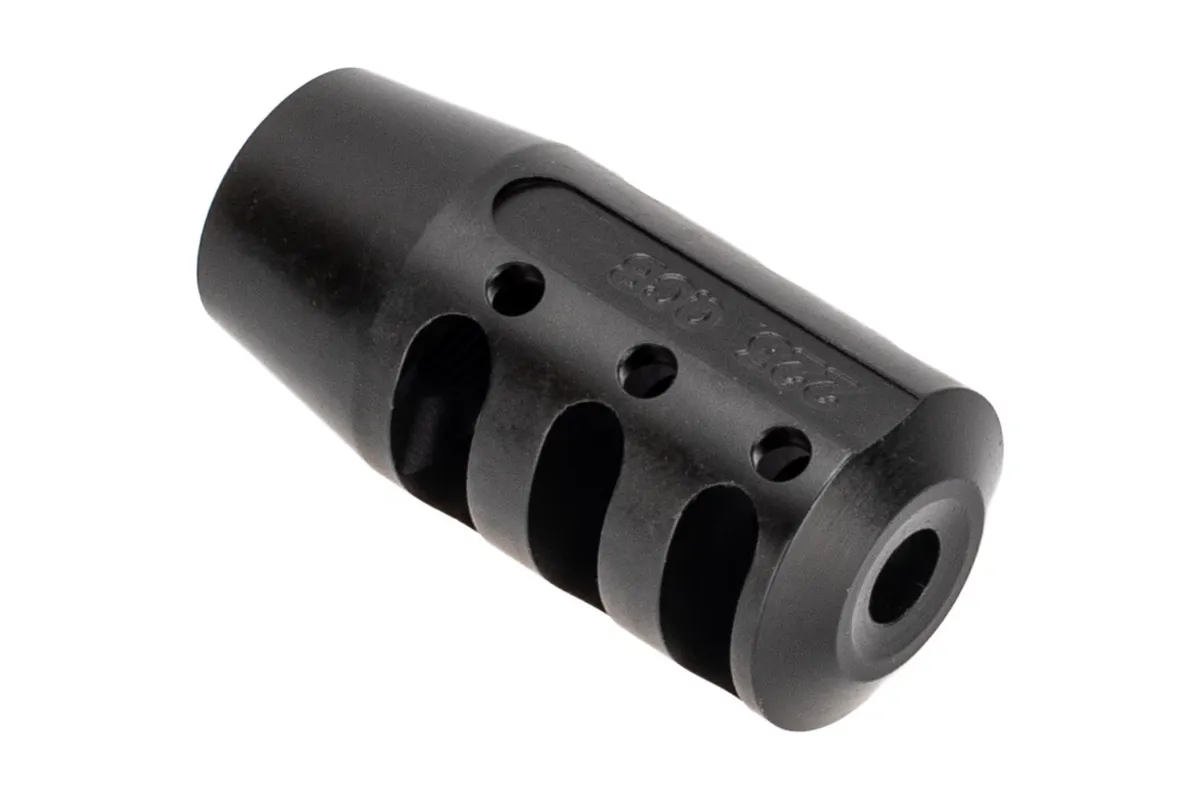 Precision Reflex Pri Mstn Quiet Control Muzzle Brake - 5.56 Nato - 1/2x28 - Muzzle Device for AR-15 - view 1