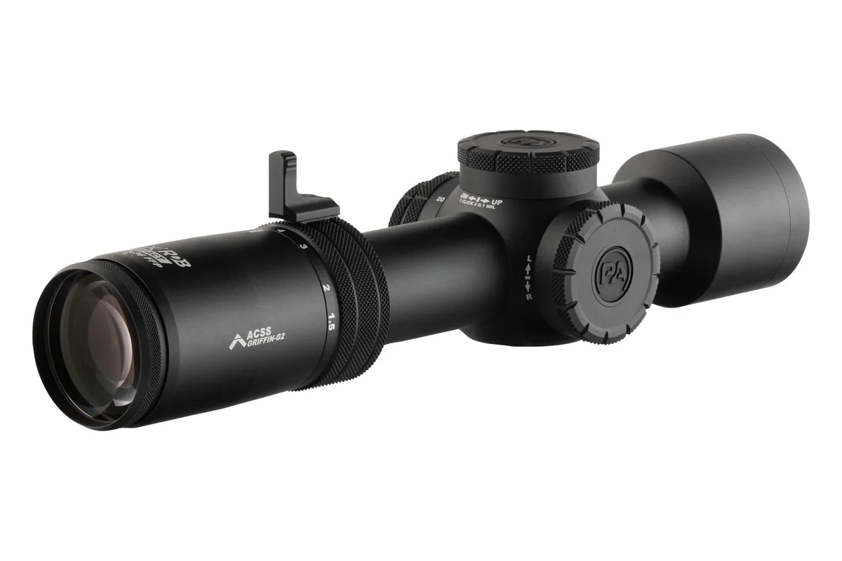 Primary Arms Compact PLxC 1.5-12X36mm FFP RDB Rifle Scope - Illuminated ACSS Griffin MIL Reticle - Gen II - Rifle Scope - view 2