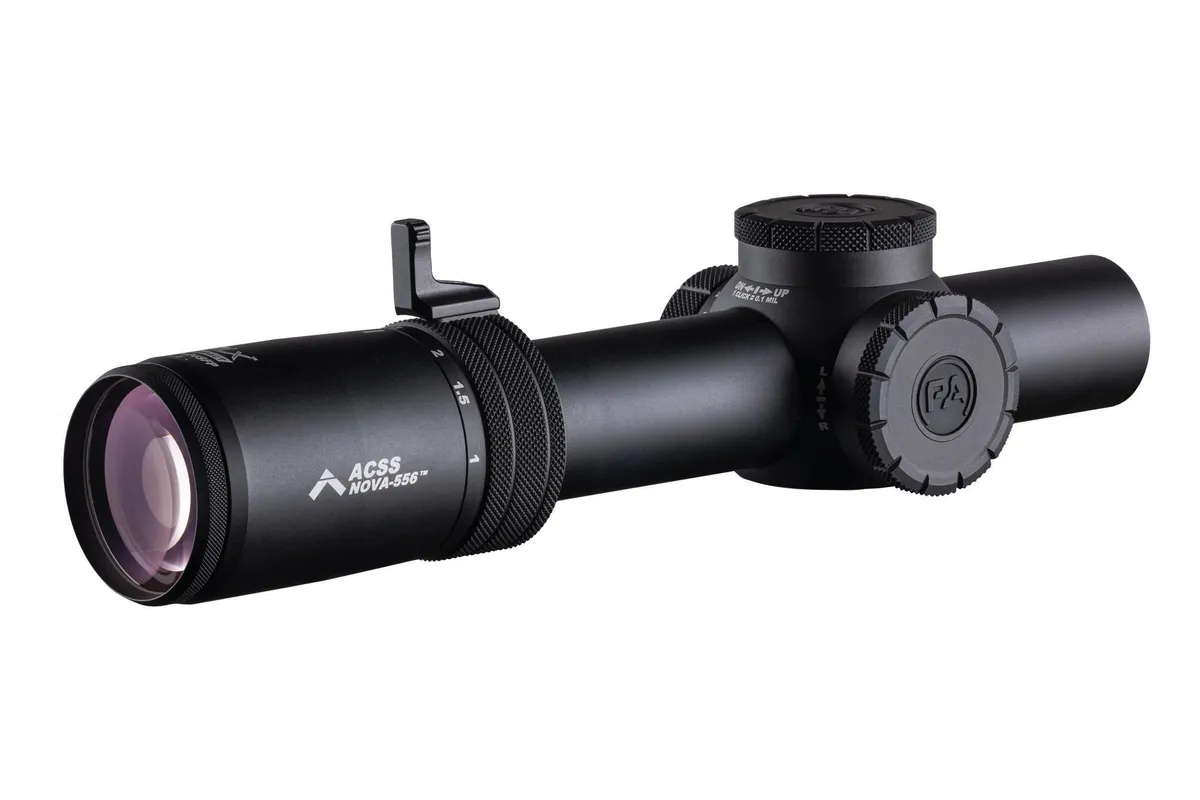 Primary Arms Compact PLxC 1-8X24 SFP Rifle Scope - Illuminated ACSS Nova 5.56/.308 Fiber Wire Reticle - Rifle Scope - view 4