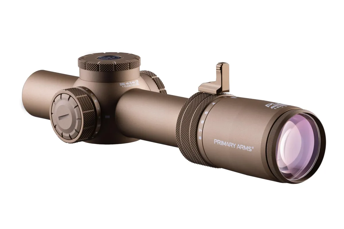 Primary Arms Compact PLxC 1-8X24 SFP Rifle Scope - Illuminated ACSS Nova Fiber Wire Reticle - Flat Dark Earth - Rifle Scope - view 2