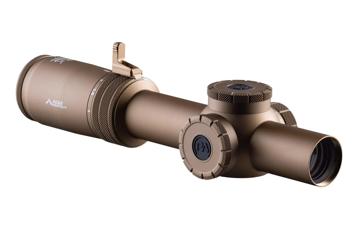 Primary Arms Compact PLxC 1-8X24 FFP Rifle Scope - Illuminated ACSS Griffin MIL M8 Reticle - Flat Dark Earth - Rifle Scope - view 2