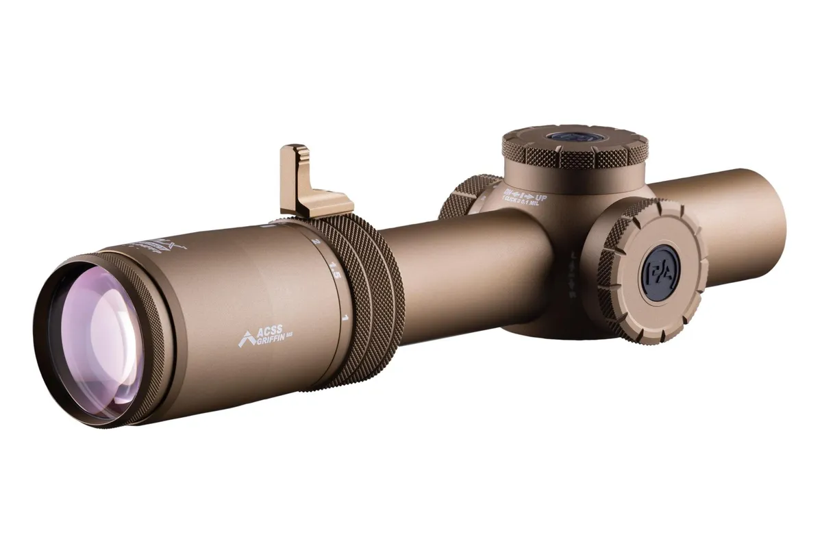 Primary Arms Compact PLxC 1-8X24 FFP Rifle Scope - Illuminated ACSS Griffin MIL M8 Reticle - Flat Dark Earth - Rifle Scope - view 5