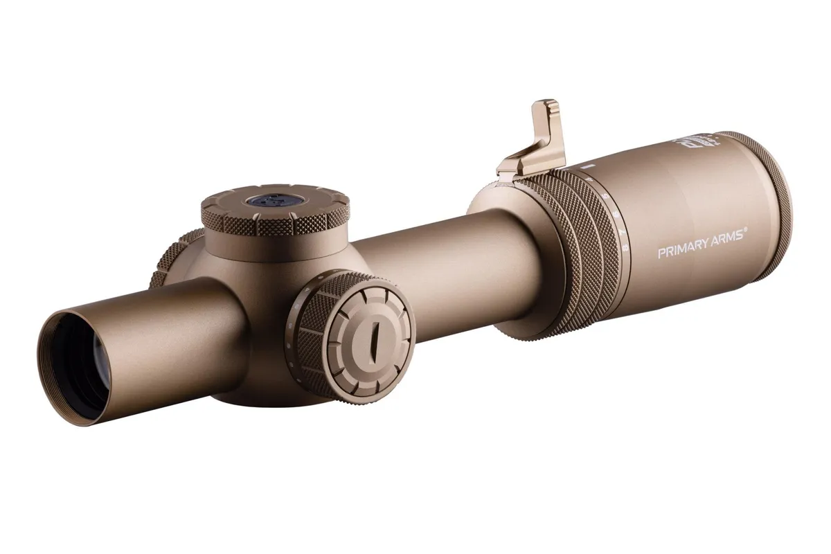 Primary Arms Compact PLxC 1-8x24 FFP Rifle Scope - Illuminated ACSS Raptor M8 Yard 5.56 / .308 Reticle - Flat Dark Earth - Rifle Scope - view 4