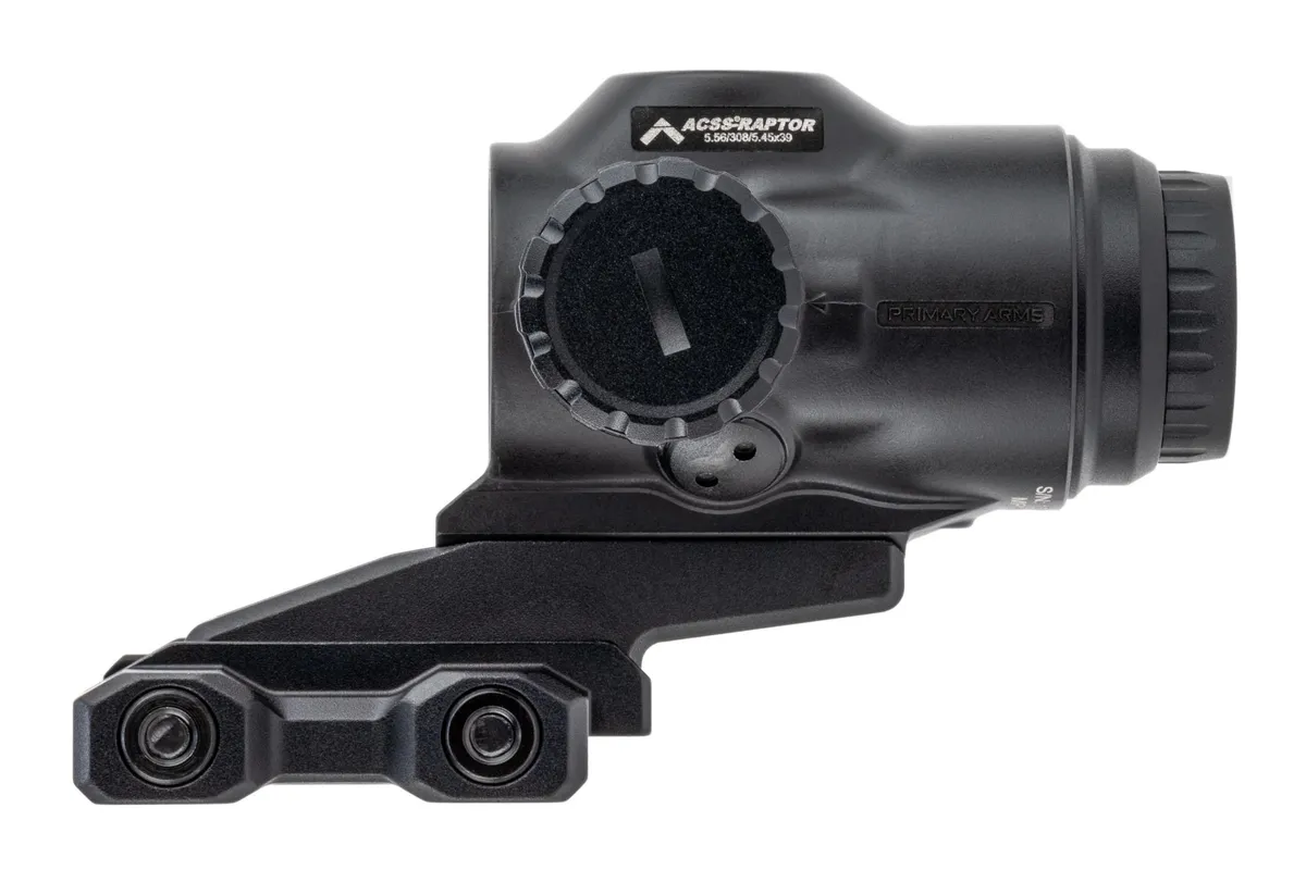 Primary Arms SLx 3x Micro Prism Scope Illuminated Green ACSS Raptor 5.56/308 Yard Reticle Matte Black - Rifle Scope - view 4