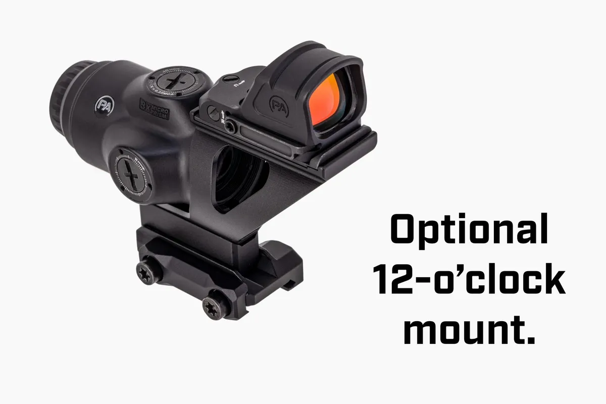 Primary Arms SLx 3x Micro Prism Scope Illuminated Green ACSS Raptor 5.56/308 Yard Reticle Matte Black - Rifle Scope - view 5