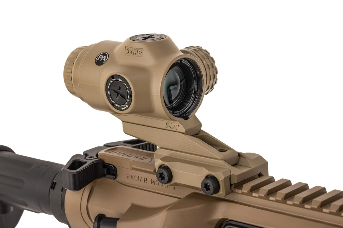 Primary Arms SLx 3x Micro Prism Scope Illuminated Red ACSS Raptor 5.56/308 Yard Reticle Flat Dark Earth - Rifle Scope - view 5