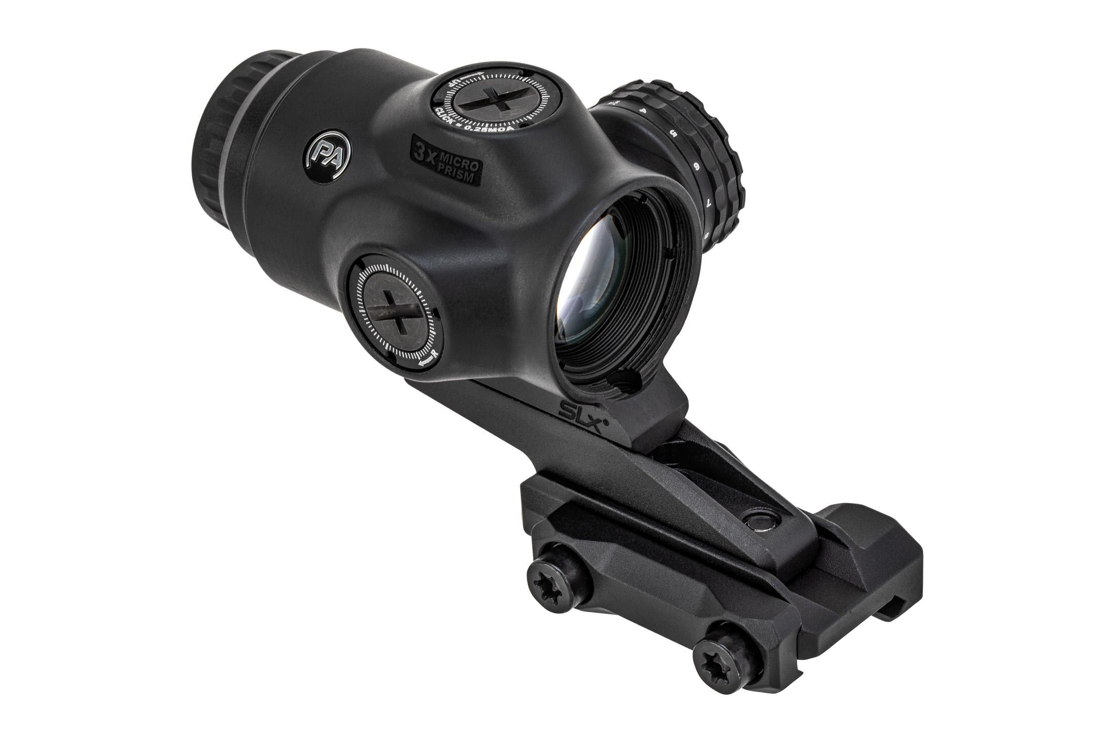 Primary Arms SLx 3x Micro Prism Scope Illuminated Red ACSS Raptor 5.56/308 Meter Reticle Matte Black - Rifle Scope - view 1