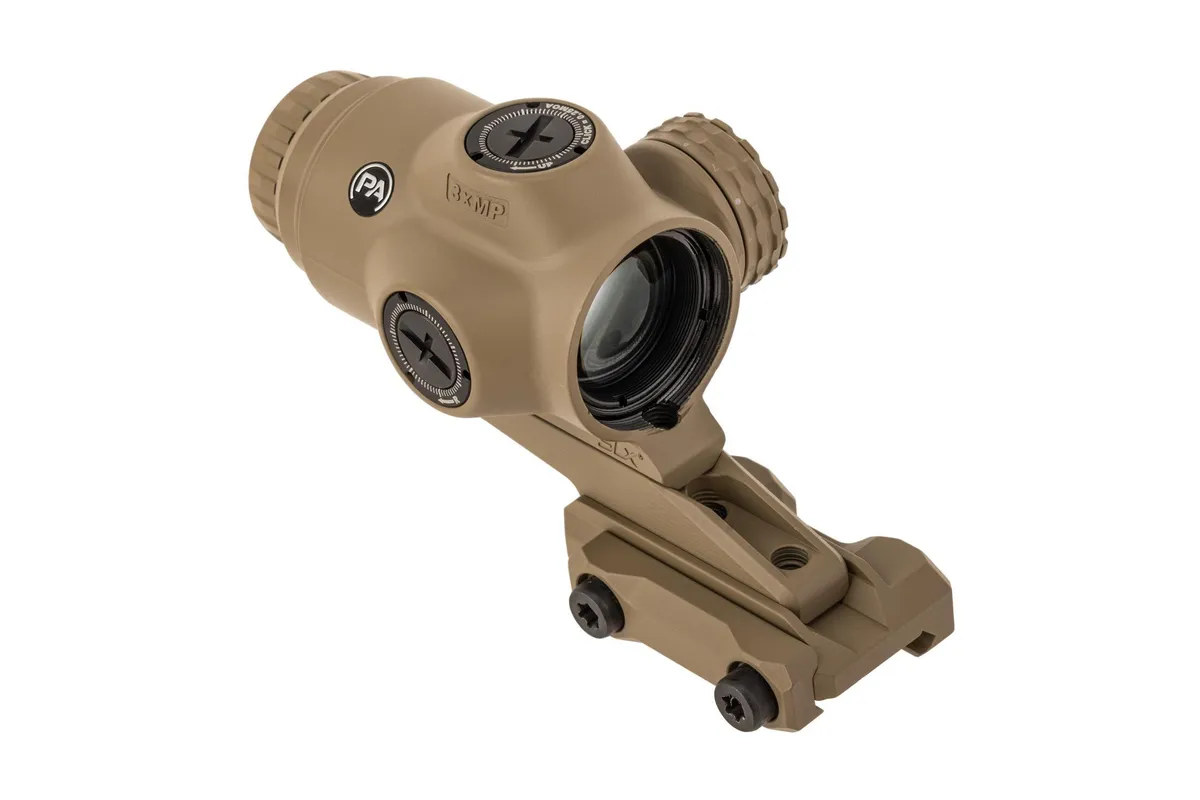 Primary Arms SLx 3x Micro Prism Scope Illuminated Red ACSS Raptor 5.56/308 Yard Reticle Flat Dark Earth - Rifle Scope - view 1
