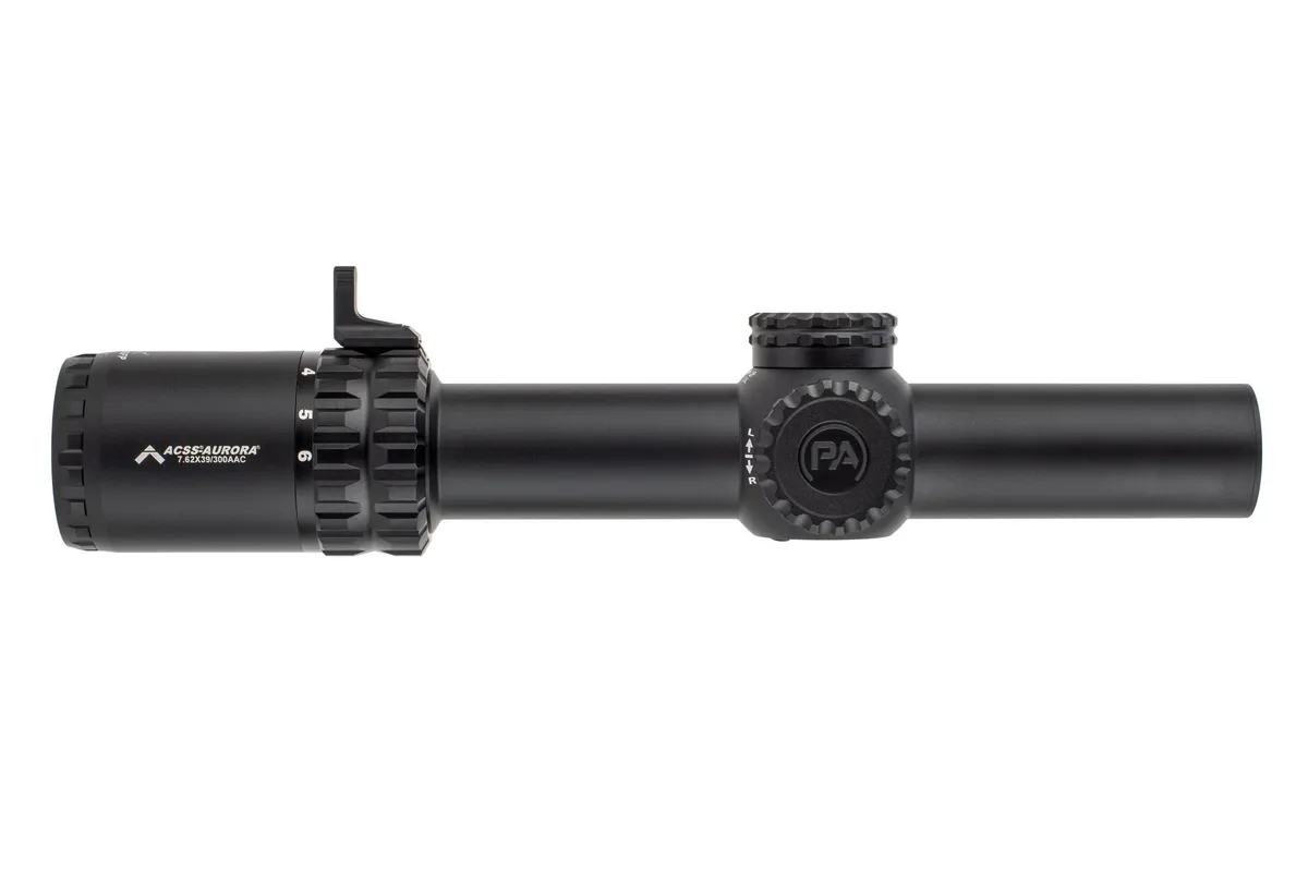 Primary Arms SLx 1-6x24 SFP Rifle Scope Gen IV - Illuminated ACSS Aurora 7.62x39/.300 BLK Yard Reticle - Rifle Scope, vista 5