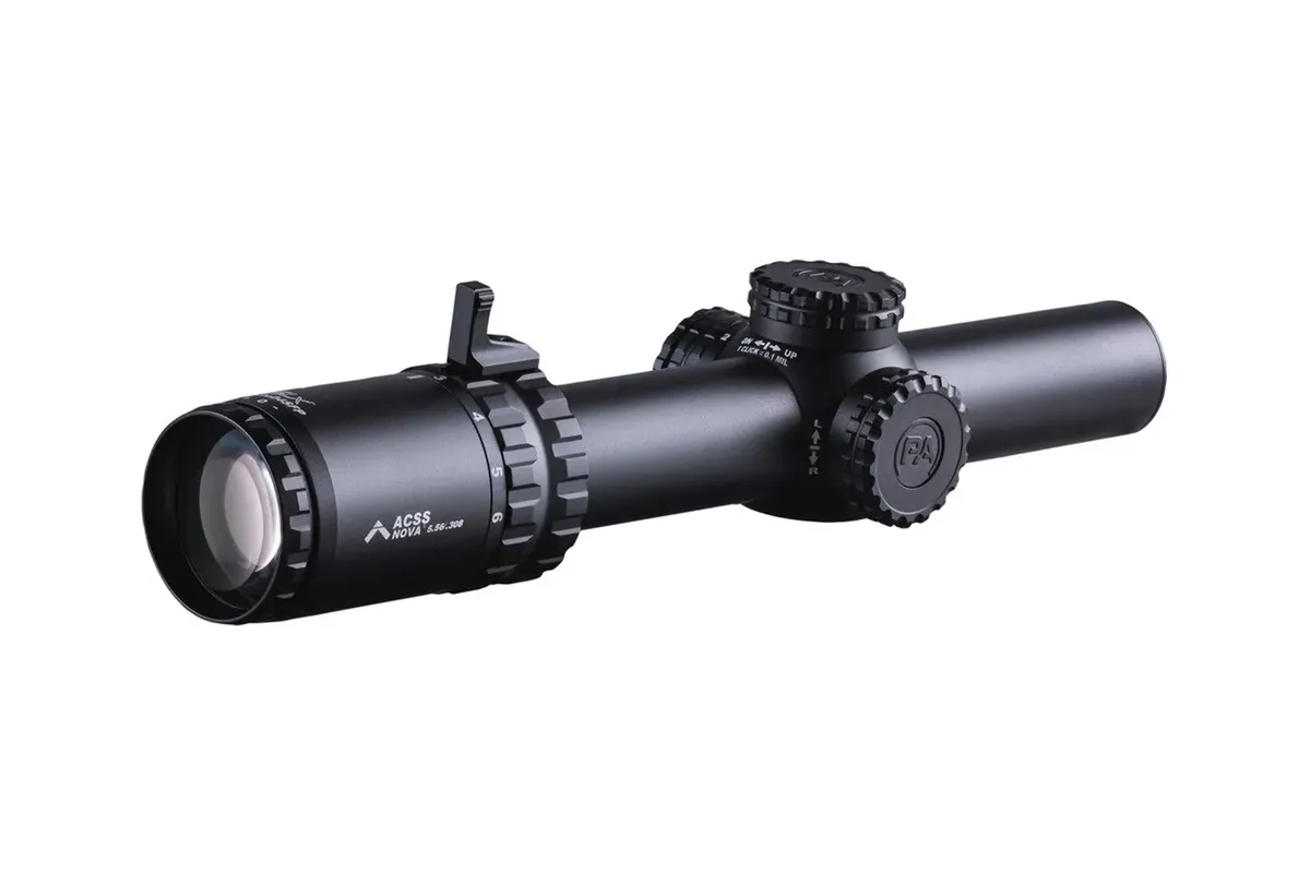 Primary Arms SLx 1-6x24mm SFP Rifle Scope Gen IV - Illuminated ACSS Nova 5.56/308 Fiber Wire Reticle - Rifle Scope, vista 1