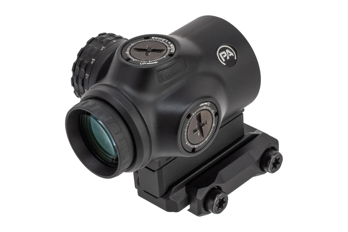 Primary Arms SLx 1x Micro Prism Scope Illuminated Green ACSS Gemini 9mm Reticle - Rifle Scope - view 2
