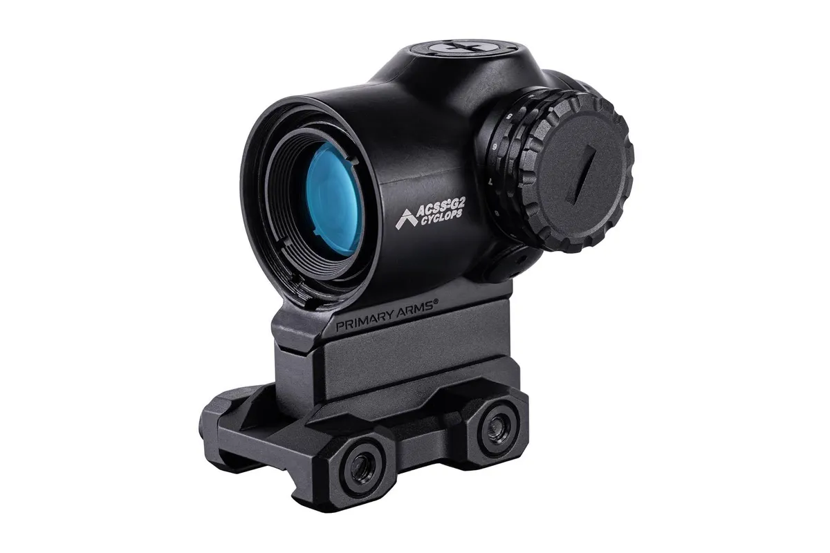 Primary Arms SLx 1x Micro Prism Scope Illuminated Red ACSS Cyclops Gen II Reticle Matte Black - Rifle Scope - view 3