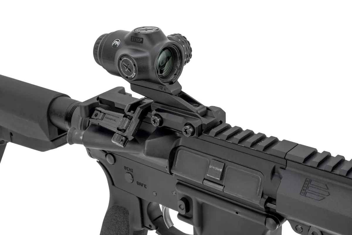 Primary Arms SLx 3x Micro Prism Scope Illuminated Green ACSS Raptor 7.62/300 Blackout Yard Reticle Matte - Rifle Scope, vista 5