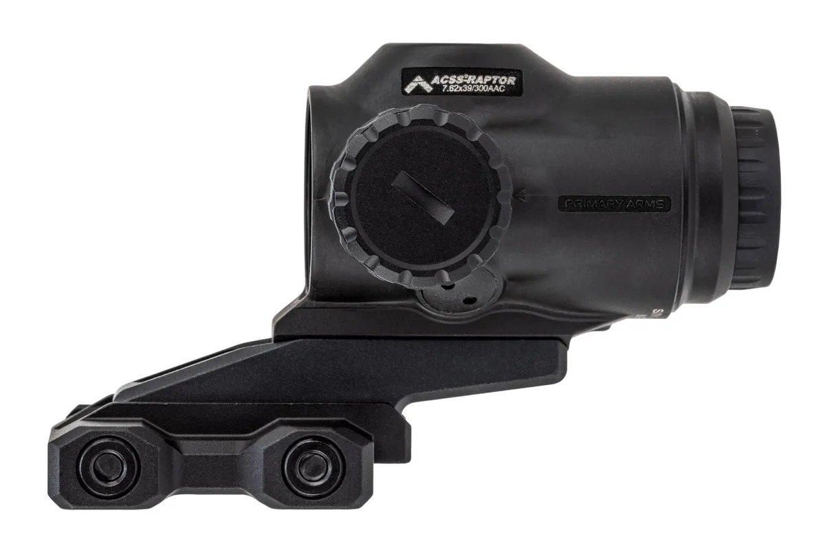 Primary Arms SLx 3x Micro Prism Scope Illuminated Red ACSS Raptor 7.62/300 Blackout Yard Reticle Matte - Rifle Scope - view 4