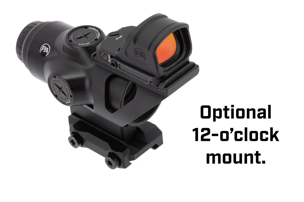 Primary Arms SLx 5x Micro Prism Scope Red ACSS Aurora MIL Reticle Matte Black - Rifle Scope - view 5