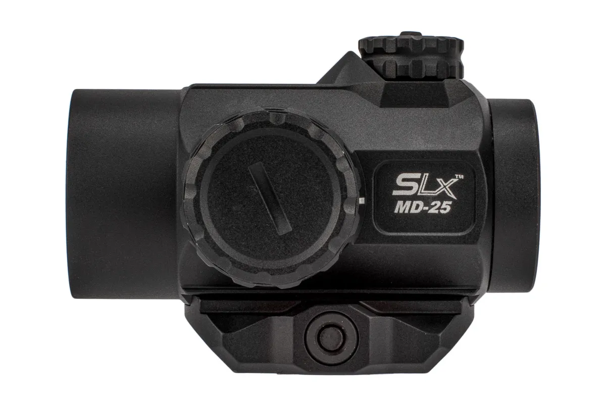 Primary Arms SLx Rotary Knob 25mm Microdot with 2 MOA Red Dot Reticle - Optic, vista 3