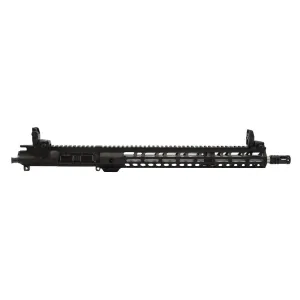 Palmetto State Armory PSA 16" Mid-length 5.56 NATO 1:7 Stainless Steel 15" Lightweight M-lok Upper With MBUS Sight Set - No BCG or CH - 5165448124 - Upper Receiver for AR-15, vista 1